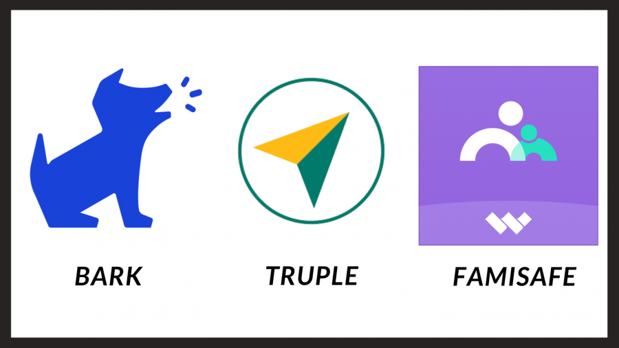 Logos for Bark, Truple, and Famisafe